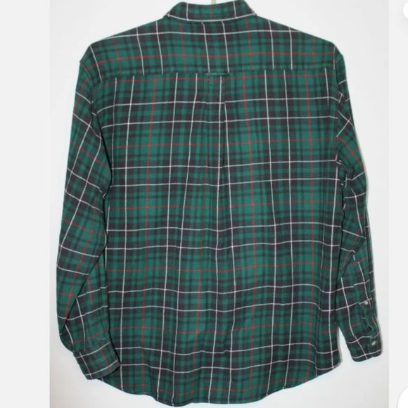 Redhead Green Tartan Plaid Flannel Button Down Shirt, 3XL - Picture 1 of 7